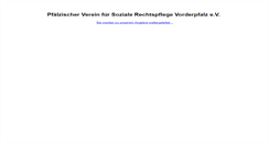 Desktop Screenshot of pfaelzischerverein.de